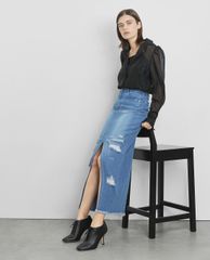 CHARLES & KEITH - Giày boots nữ cổ thấp thắt dây hiện đại