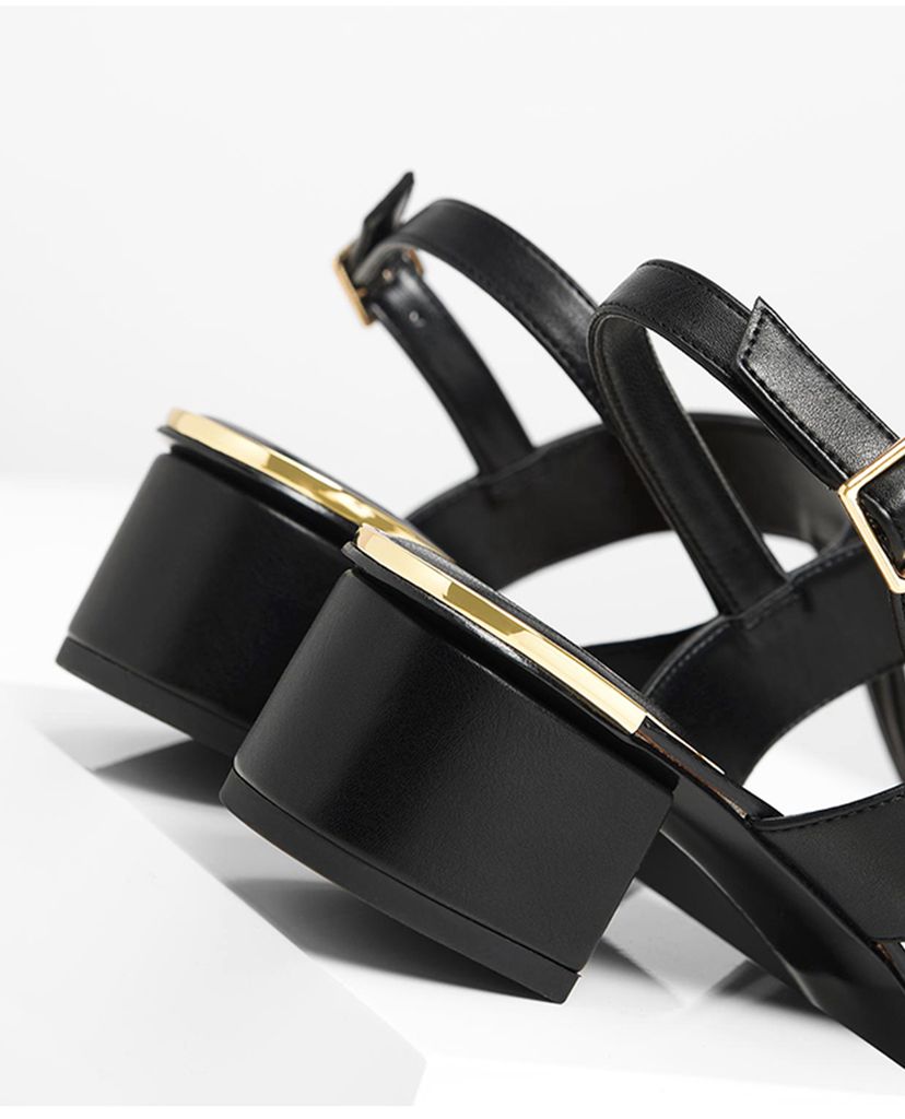CHARLES & KEITH - Giày sandal Block Heel Thong