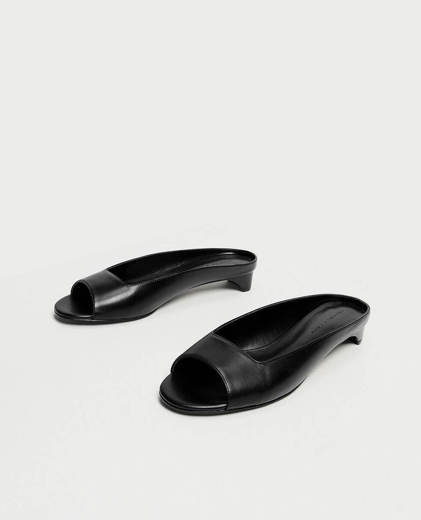 CHARLES & KEITH - Giày sandal nữ Geometric Cut Kitten