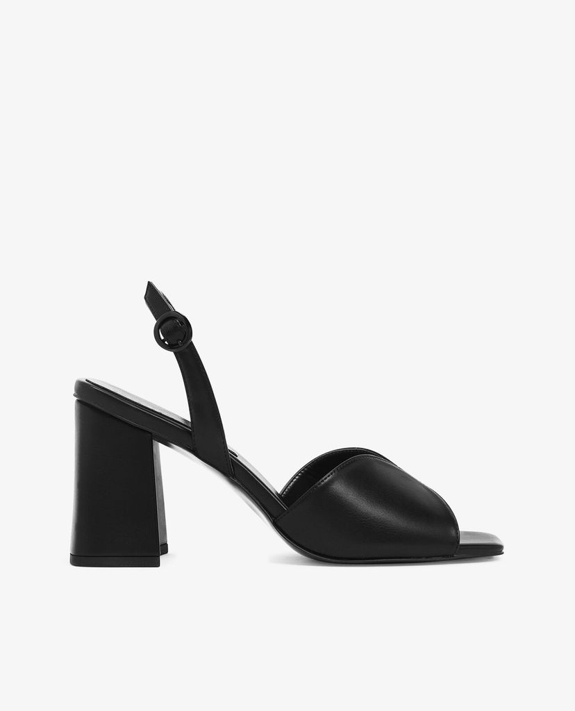 CHARLES & KEITH - Giày sandal Open Toe Slingback Block Heel