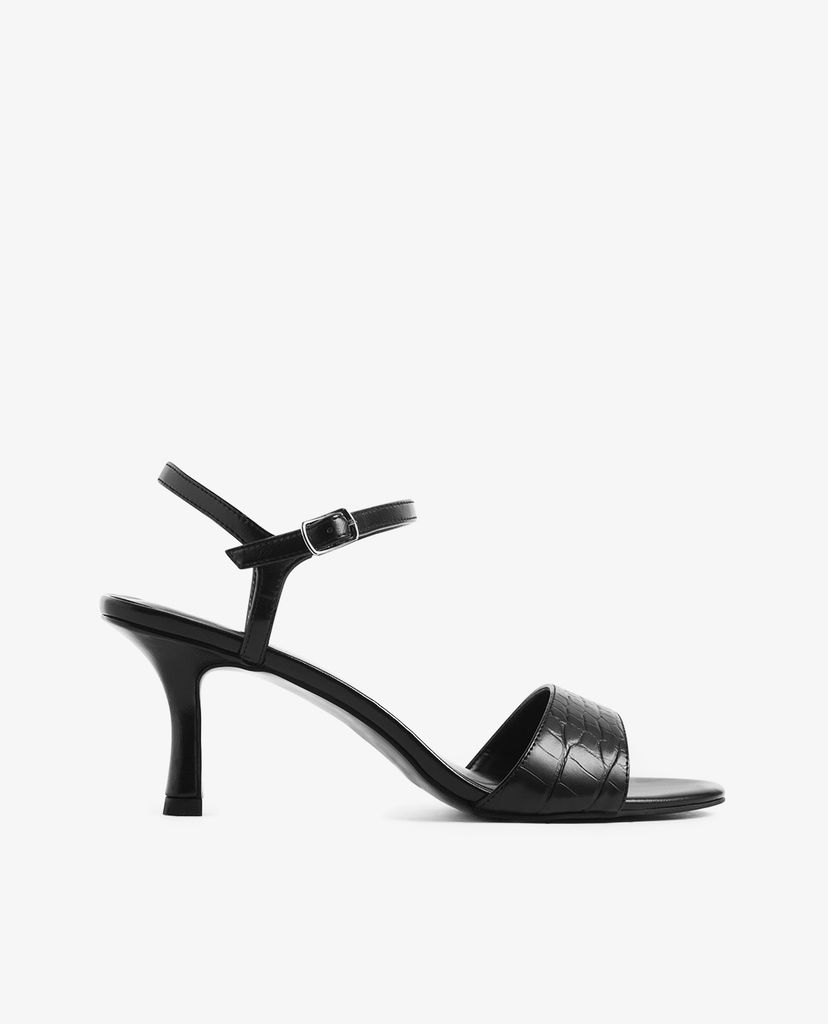 CHARLES & KEITH - Giày cao gót Two Tone Sculptural Heel Open Toe