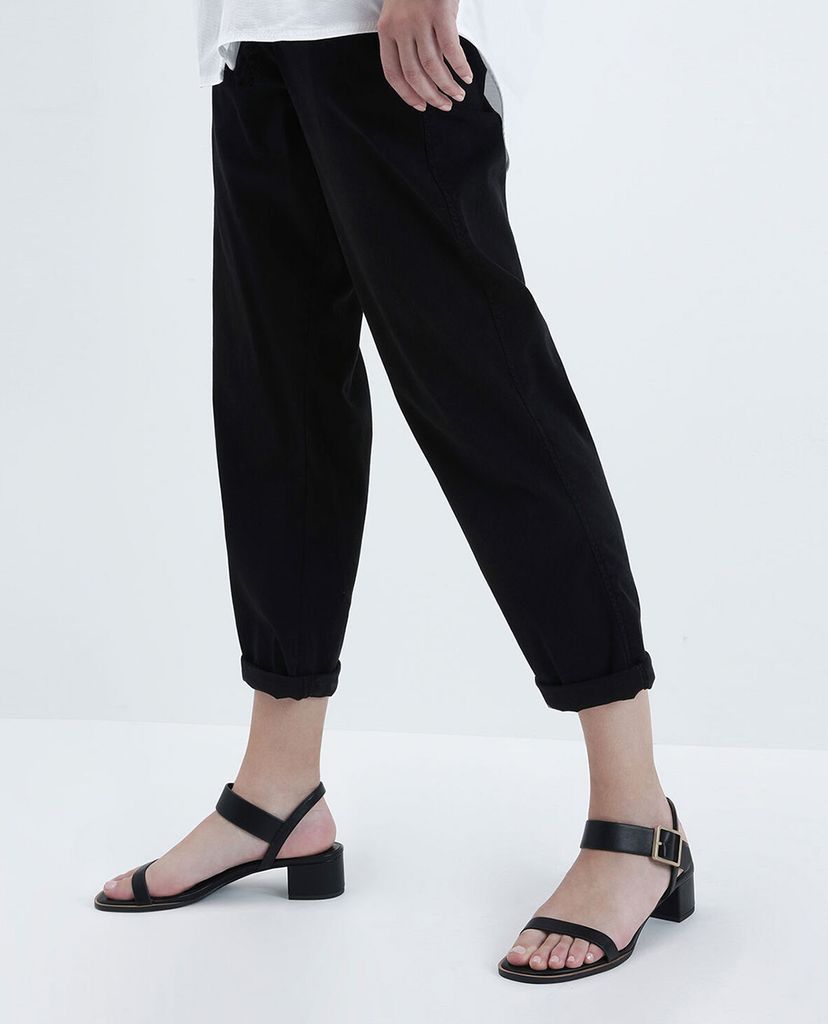 CHARLES & KEITH - Giày sandal cao gót quai ngang Frame Buckle Block