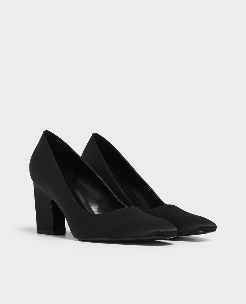 CHARLES & KEITH - Giày cao gót đế vuông Blade