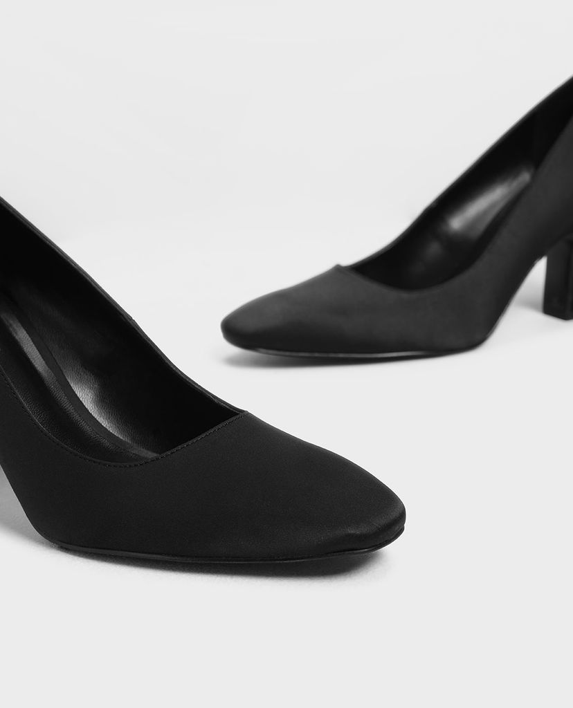 CHARLES & KEITH - Giày cao gót đế vuông Blade