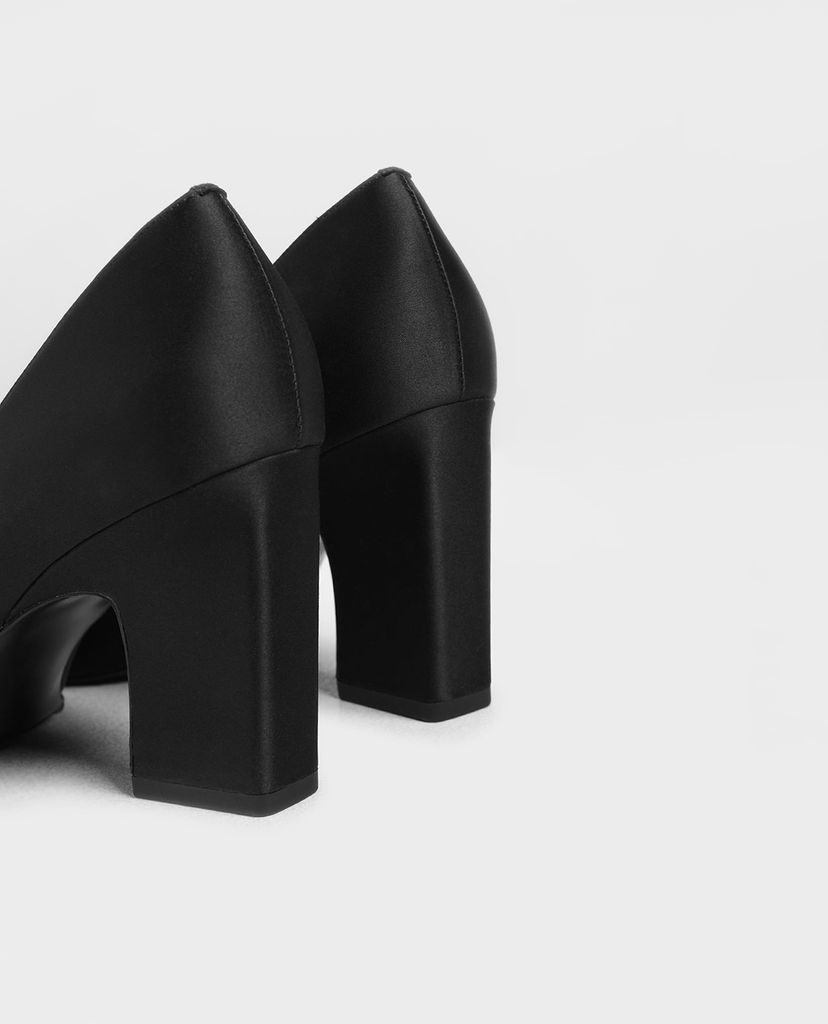 CHARLES & KEITH - Giày cao gót đế vuông Blade
