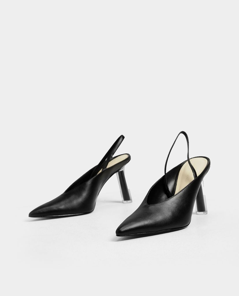 CHARLES & KEITH - Giày cao gót V Cut Sculptural