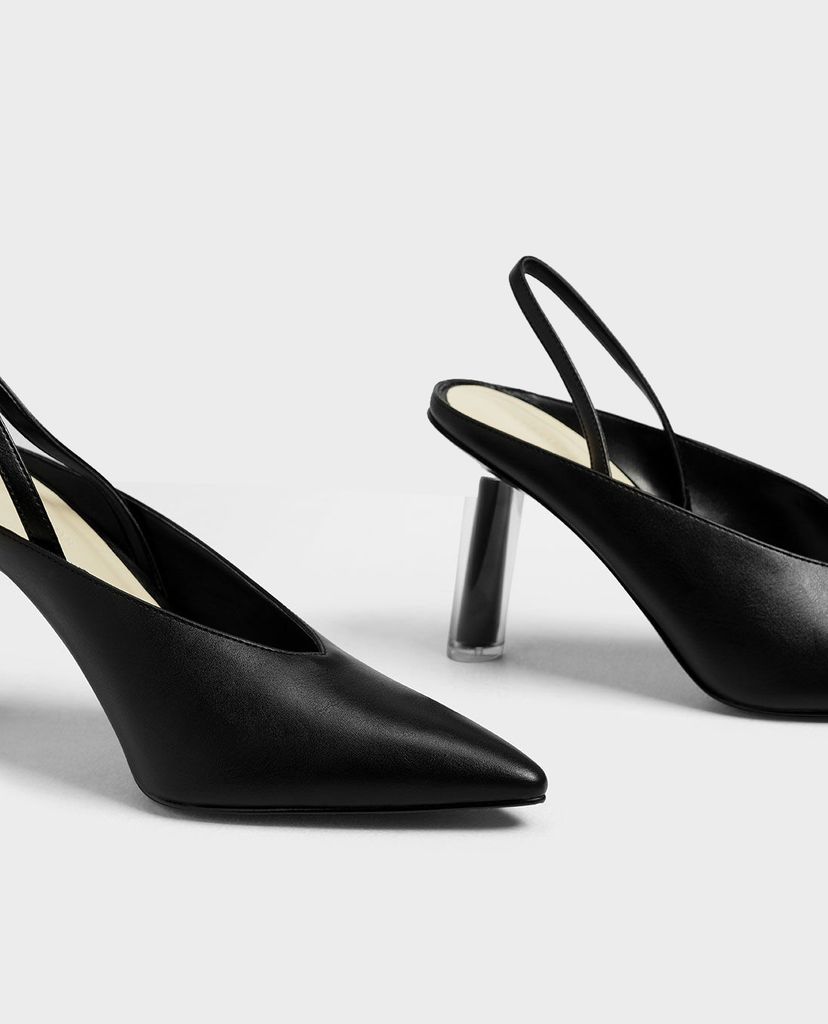 CHARLES & KEITH - Giày cao gót V Cut Sculptural