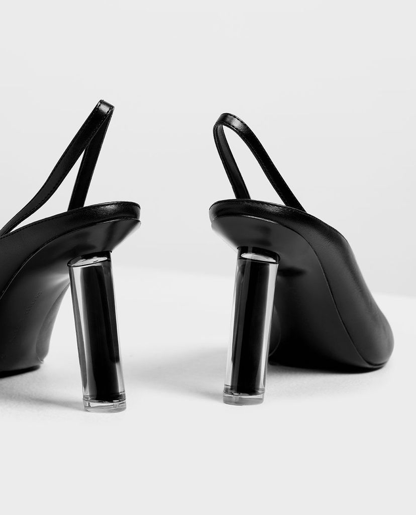 CHARLES & KEITH - Giày cao gót V Cut Sculptural
