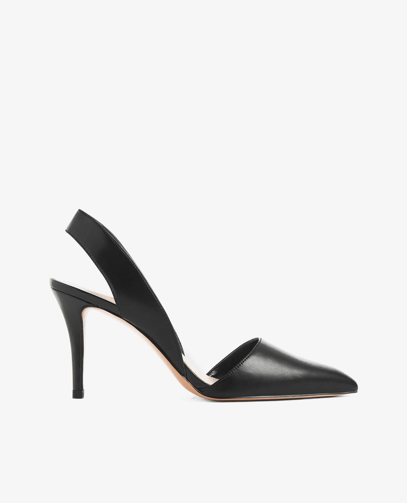 CHARLES & KEITH - Giày cao gót mũi nhọn Thick Slingback