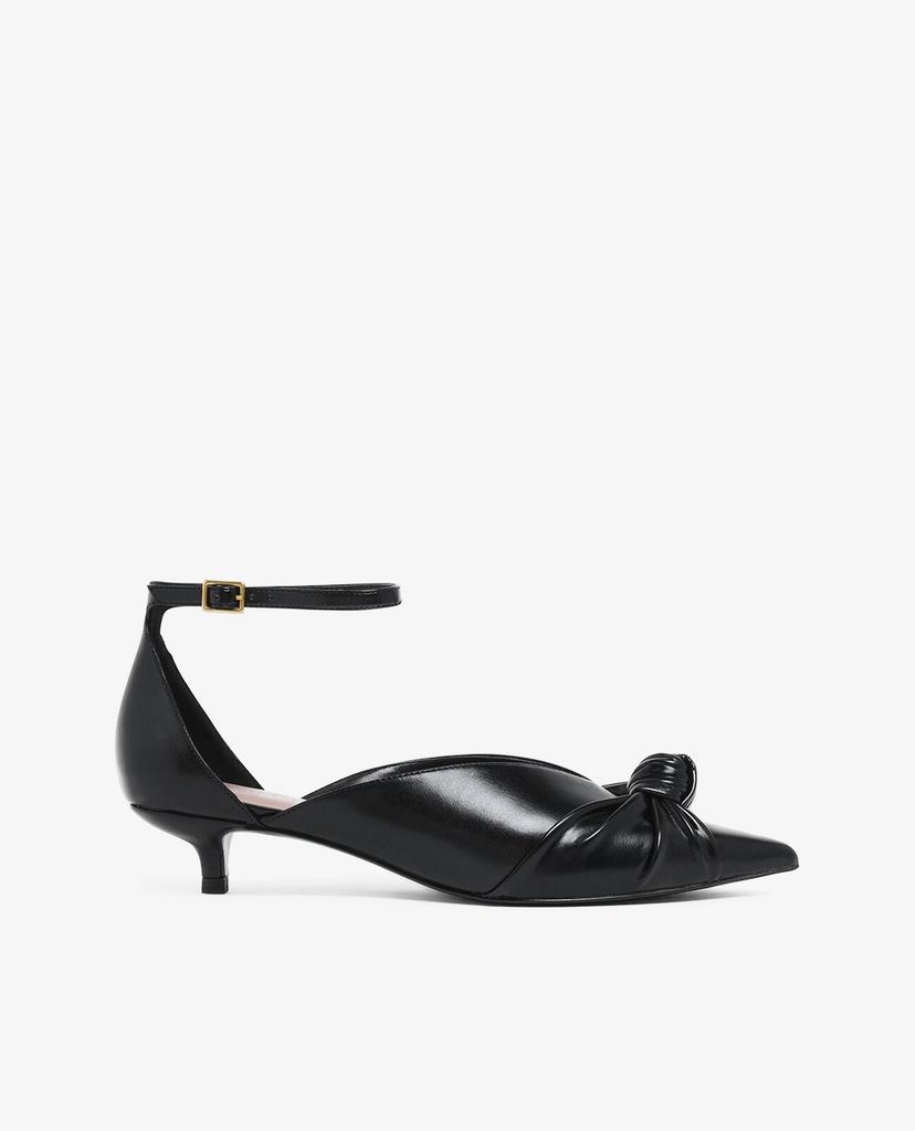 CHARLES & KEITH - Giày cao gót Knotted Kitten Heel Pumps
