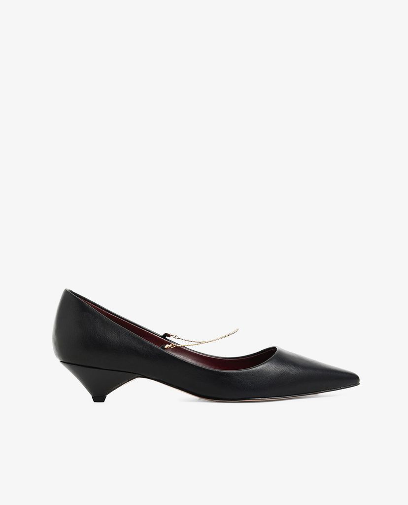 CHARLES & KEITH - Giày cao gót Thin Metal Chain Strap