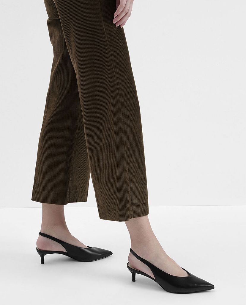 CHARLES & KEITH - Giày cao gót mũi nhọn Slingback Kitten