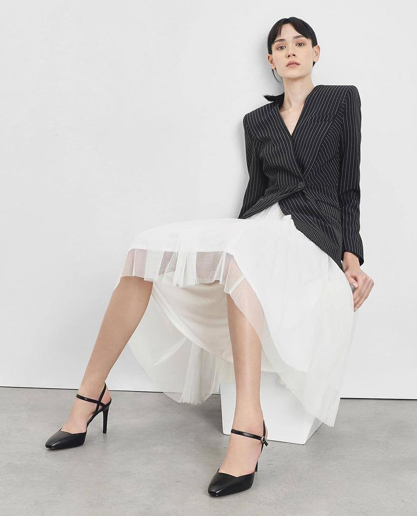 CHARLES & KEITH - Giày cao gót Ankle Strap Covered Heels