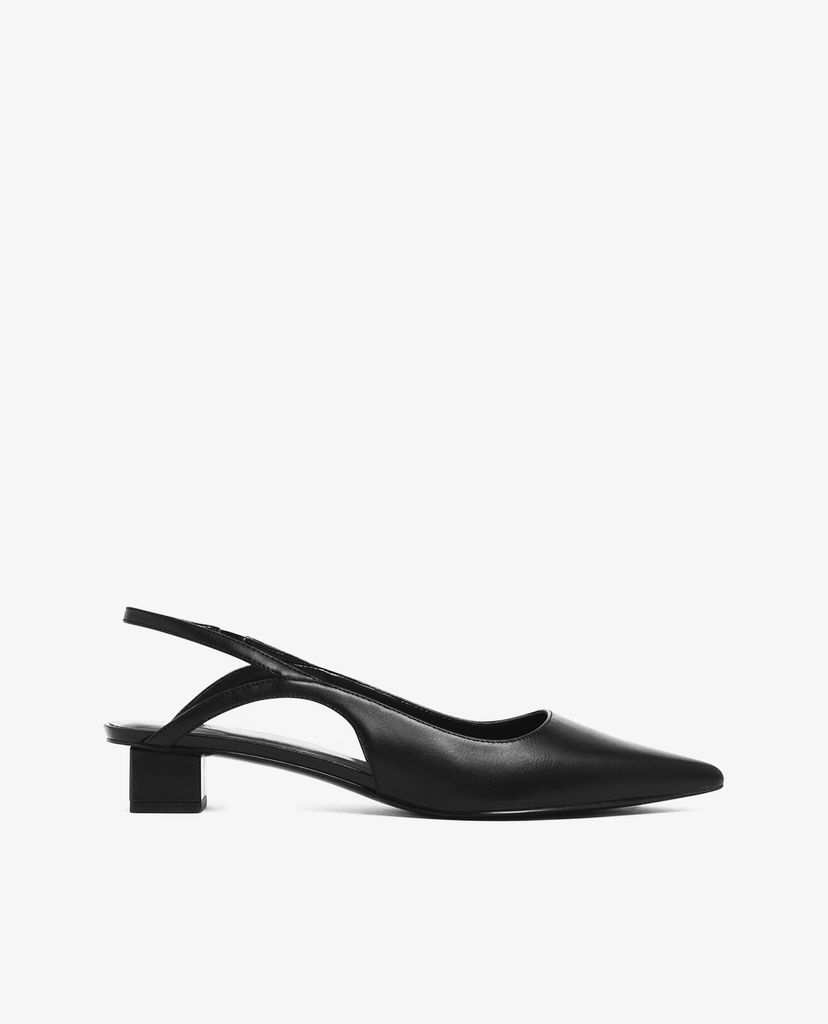 CHARLES & KEITH - Giày đế bệt Low Block Heel Slingback Pumps