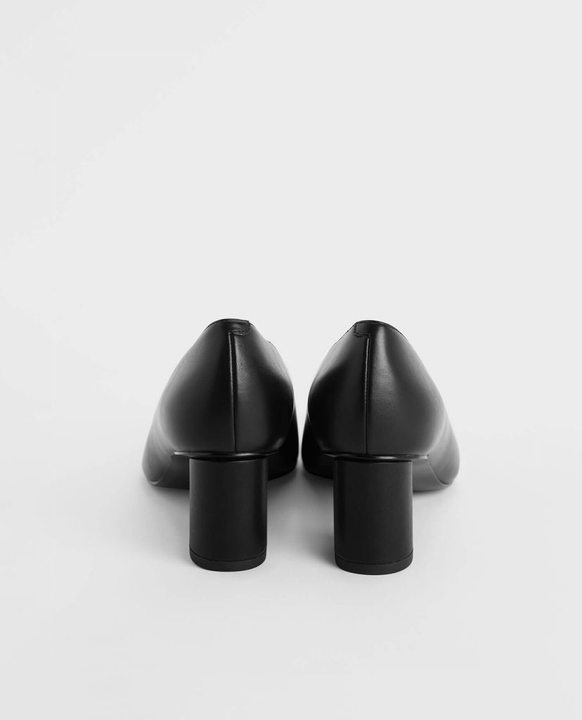 CHARLES & KEITH - Giày cao gót Asymmetric Cut Cylindrical