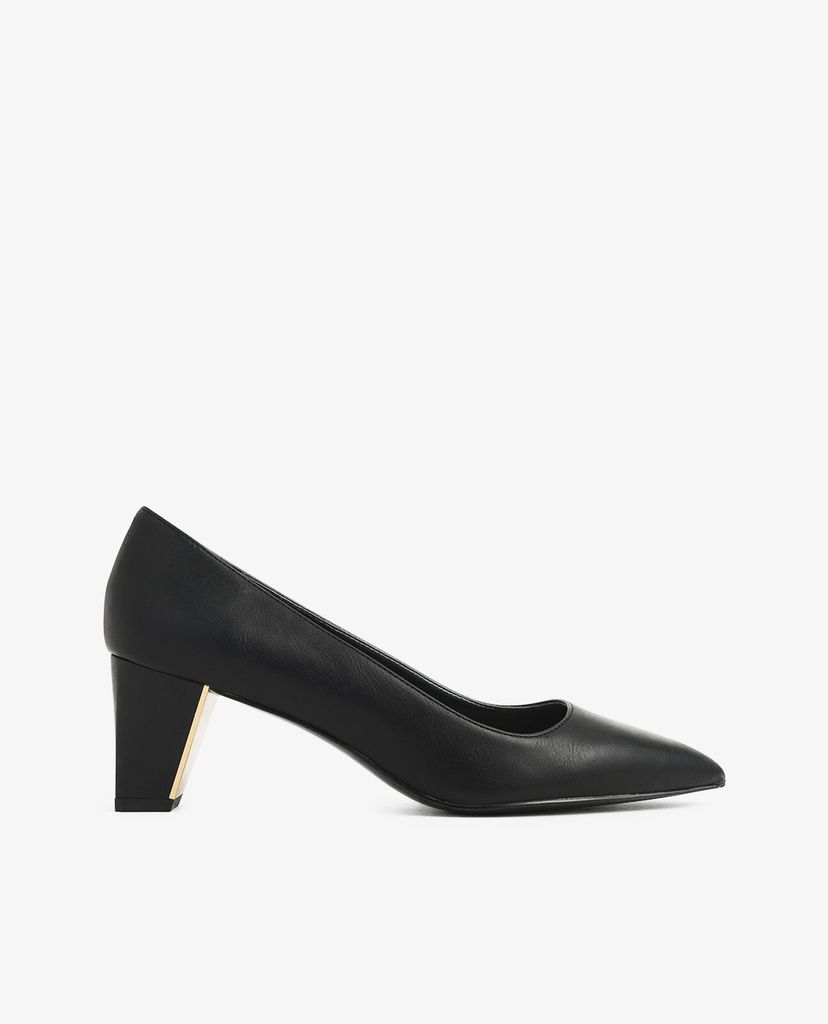 CHARLES & KEITH - Giày cao gót Textured Chunky Heel Pumps
