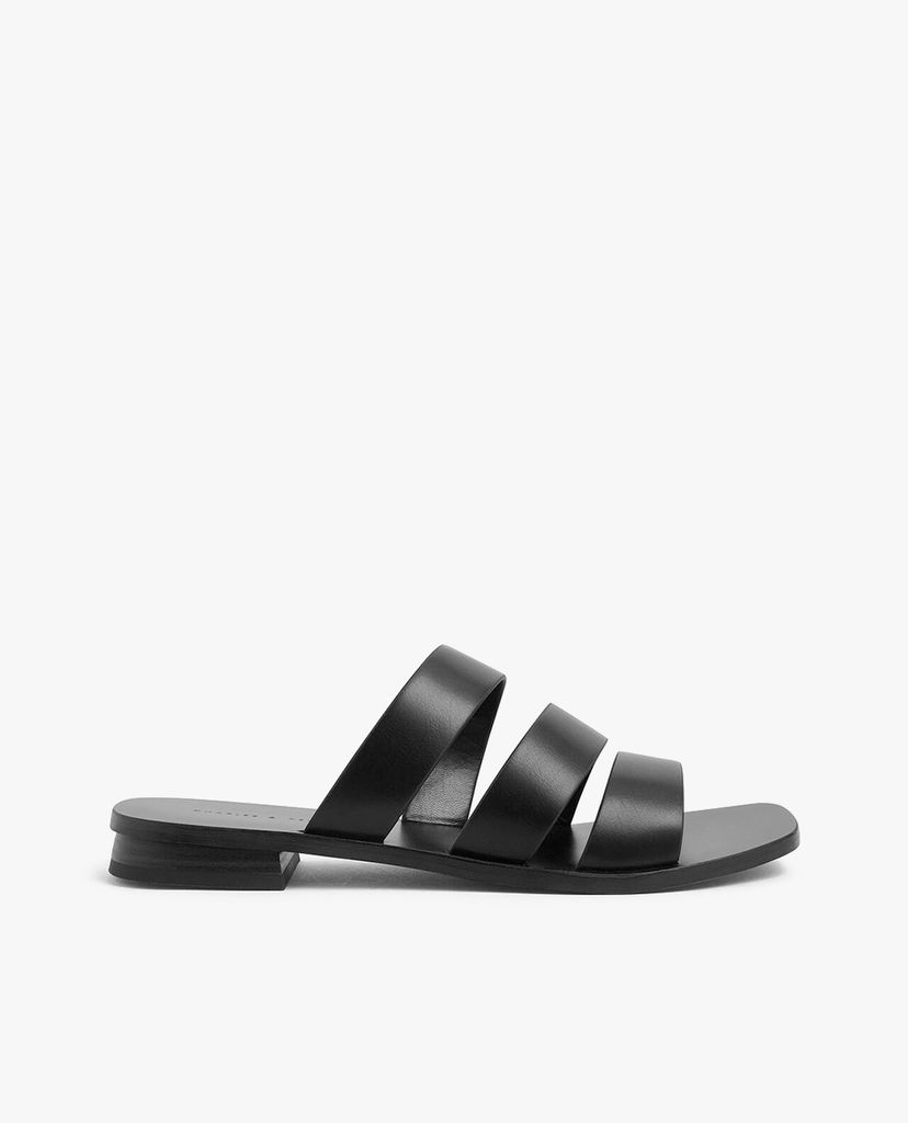 CHARLES & KEITH - Giày sandal nữ quai ngang Tri-Strap Slide