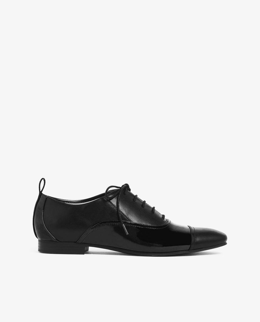 CHARLES & KEITH - Giày tây Patent Mesh Oxford