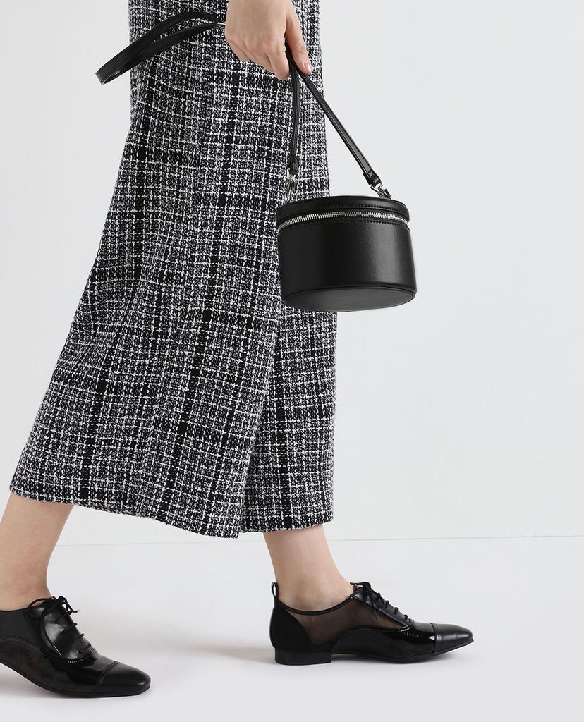 CHARLES & KEITH - Giày tây Patent Mesh Oxford