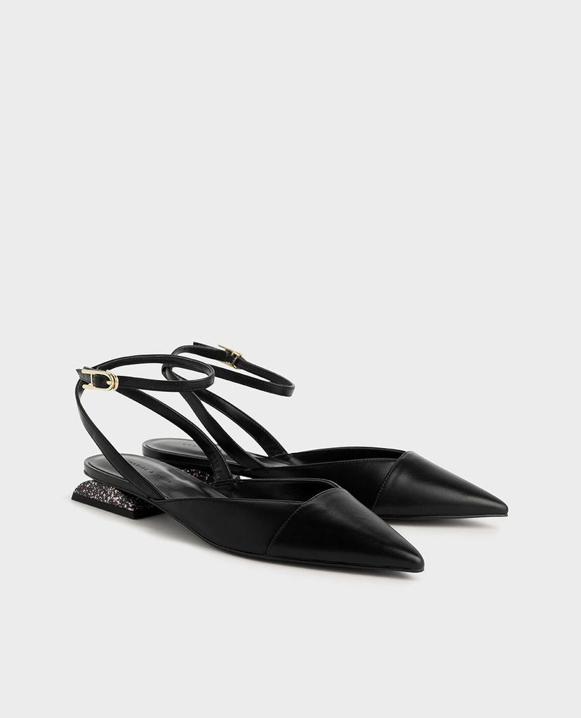 CHARLES & KEITH - Giày đế bệt Terrazzo Print Sculptural