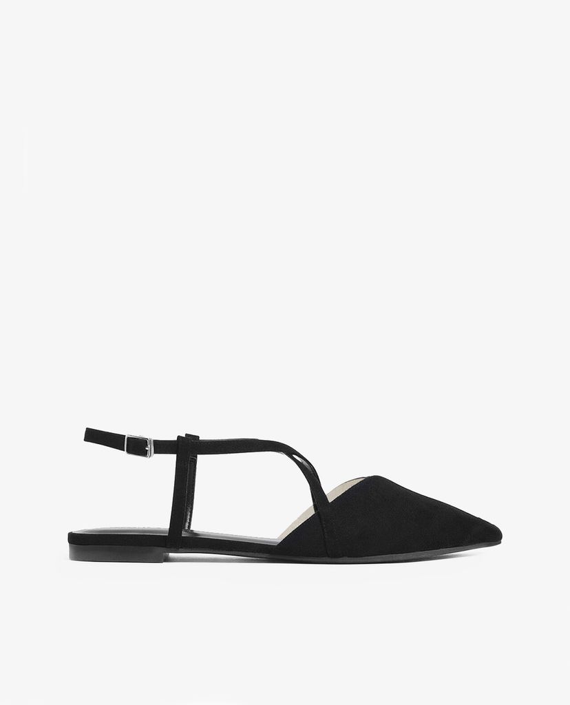 CHARLES & KEITH - Giày đế bệt See Through Effect Criss Cross