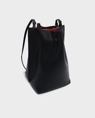 CHARLES & KEITH - Túi đeo vai nữ Whipstitch Trim Bucket