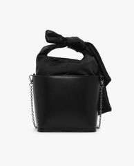 CHARLES & KEITH - Túi xách tay chữ nhật Black Bow Detail Handle