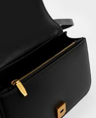 CHARLES & KEITH - Túi đeo vai nữ Weave Detail