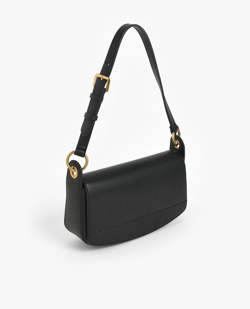 CHARLES & KEITH - Túi đeo vai nữ chữ nhật Coiled Top Handle