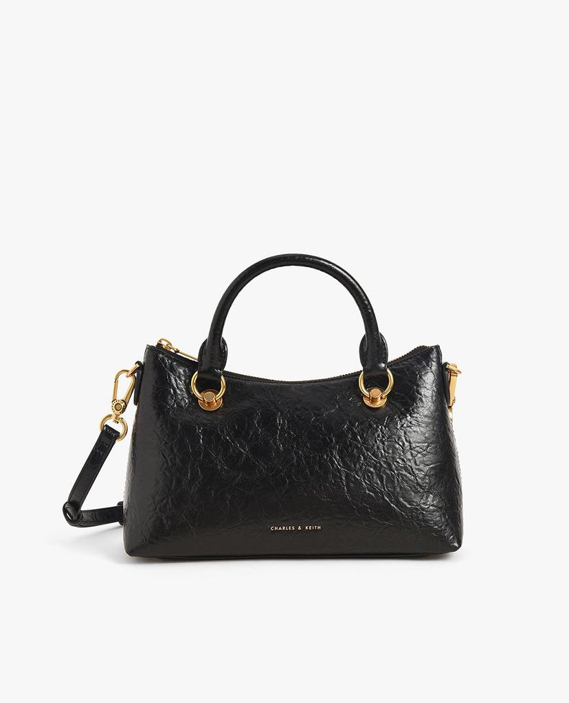 CHARLES & KEITH - Túi đeo vai nữ chữ nhật Double Handle
