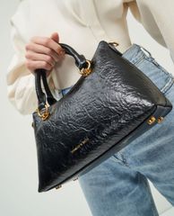 CHARLES & KEITH - Túi đeo vai nữ chữ nhật Double Handle
