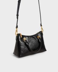 CHARLES & KEITH - Túi đeo vai nữ chữ nhật Double Handle
