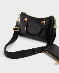 CHARLES & KEITH - Túi đeo vai nữ chữ nhật Double Handle