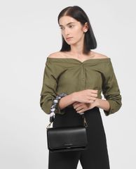 CHARLES & KEITH - Túi xách tay chữ nhật nắp gập