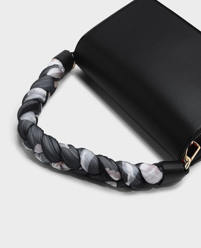 CHARLES & KEITH - Túi xách tay chữ nhật nắp gập