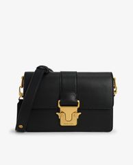 CHARLES & KEITH - Túi đeo vai phom chữ nhật Metallic Push Lock