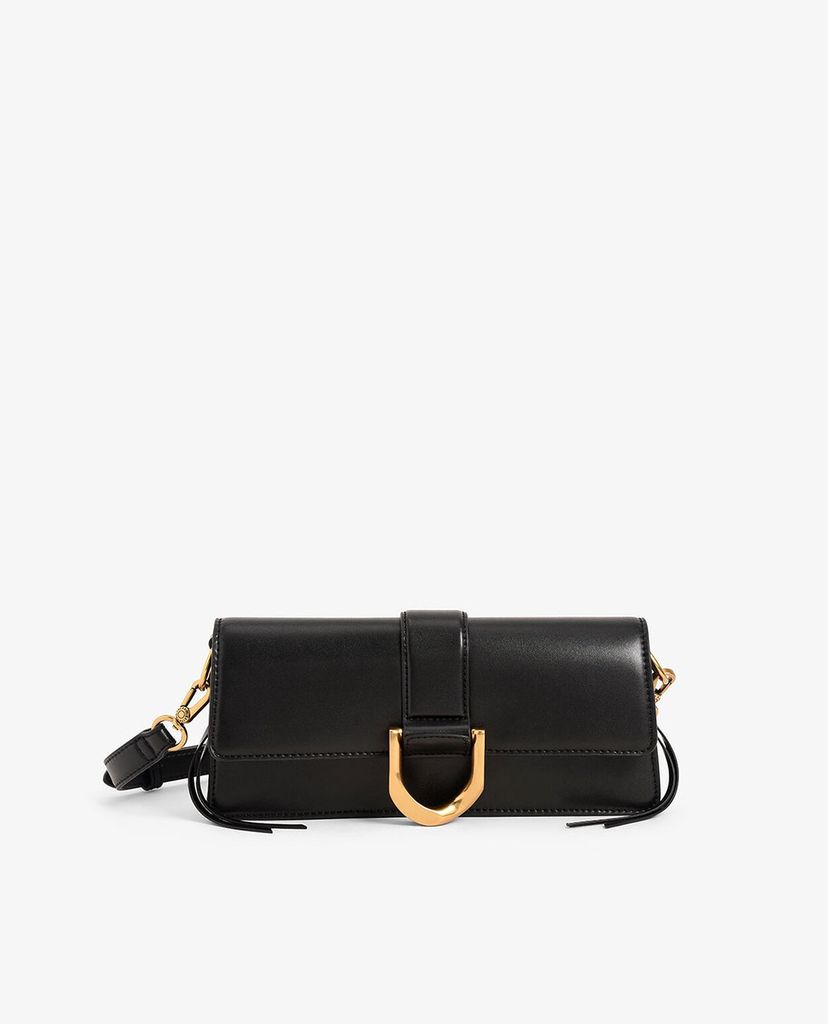 CHARLES & KEITH - Túi đeo vai nữ chữ nhật Metallic Buckle