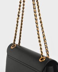 CHARLES & KEITH - Túi đeo vai nữ chữ nhật Chain Strap Evening