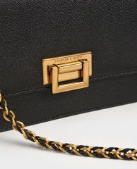 CHARLES & KEITH - Túi đeo vai nữ chữ nhật Chain Strap Evening