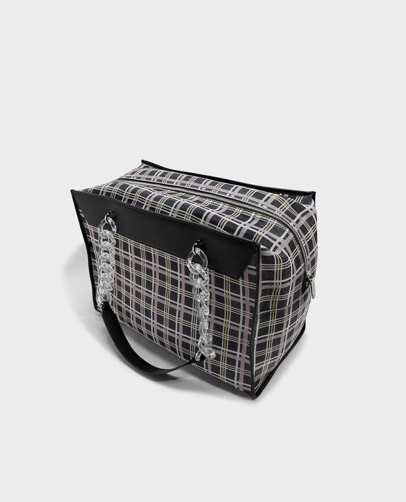 CHARLES & KEITH - Túi đeo vai chữ nhật Mesh Tote