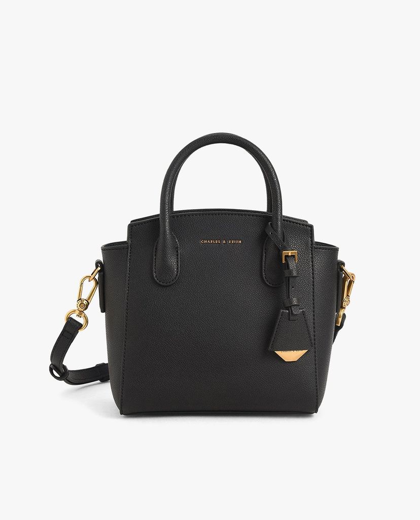 CHARLES & KEITH - Túi xách nữ phom vuông Double Handle Trapeze