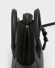 CHARLES & KEITH - Túi xách nữ phom vuông Double Handle Trapeze