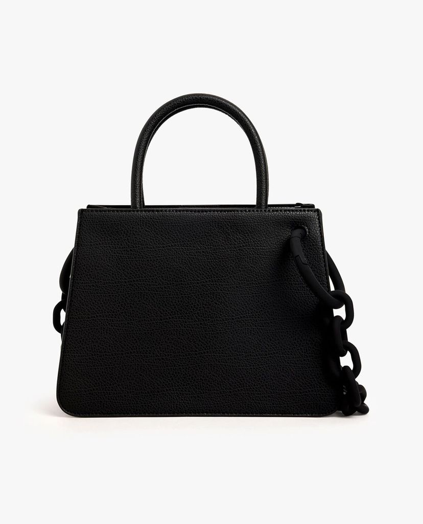 CHARLES & KEITH - Túi đeo vai nữ hình thang Chunky Chain Top Handle