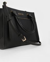 CHARLES & KEITH - Túi xách nữ chữ nhật Double Handle Front Zip Tote