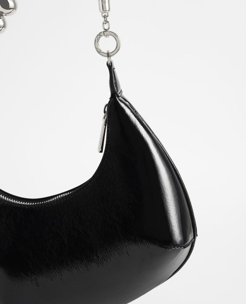CHARLES & KEITH - Túi đeo vai nữ phối ngọc trai thời trang
