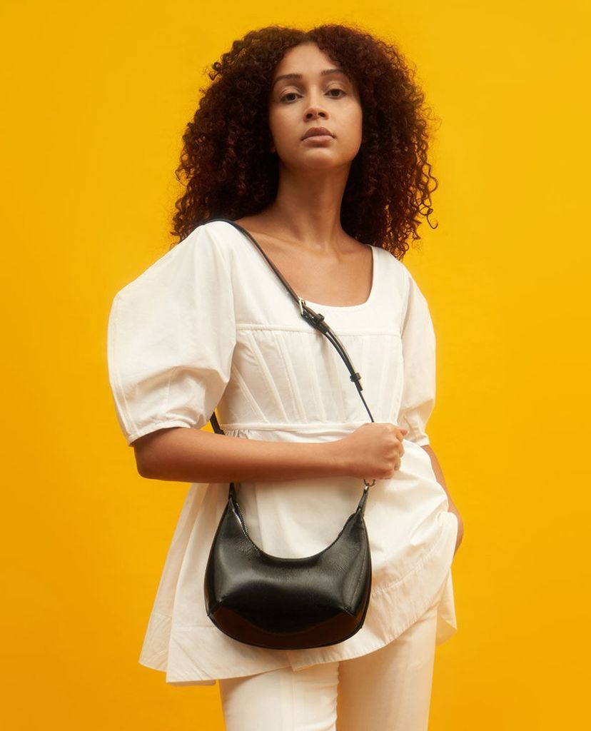 CHARLES & KEITH - Túi đeo vai nữ phối ngọc trai thời trang