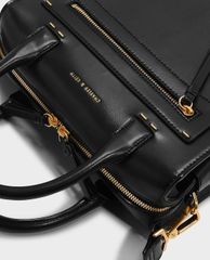 CHARLES & KEITH - Túi xách tay nữ Zipper Detail