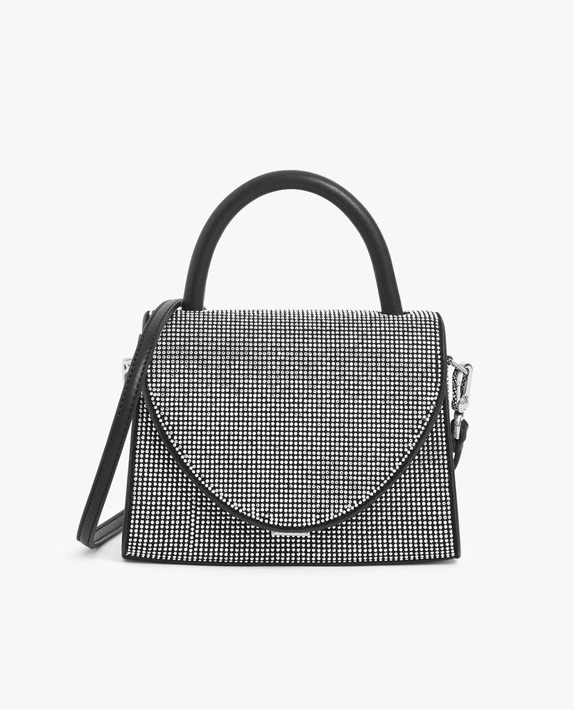 CHARLES & KEITH - Túi xách tay nữ Microsuede Embellished Mini Top