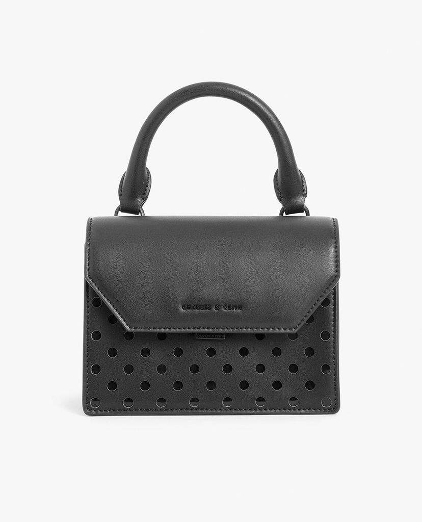 CHARLES & KEITH - Túi xách tay nữ chữ nhật Laser Cut Small