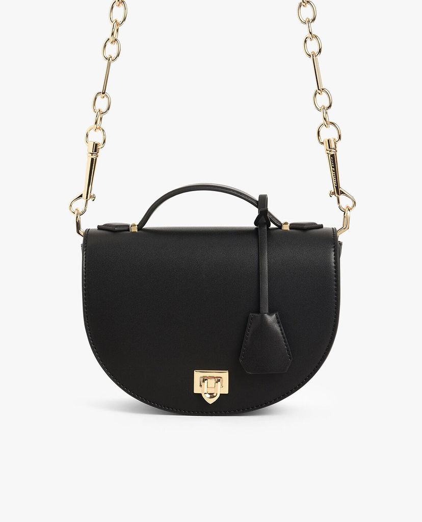 CHARLES & KEITH - Túi xách tay nữ Top Handle Saddle